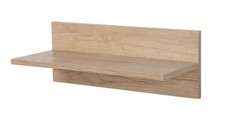 Wandregal 50 cm Eiche natur Wandboard Hängeregal Holz Regal Moid Dekoregal