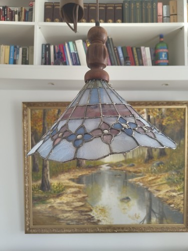 Vintage tiffany hängelampe - tiffany,