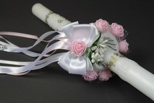 (212)  Kerzenrock weiß Rose