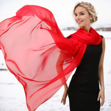 Moderner Chiffonschal Schal