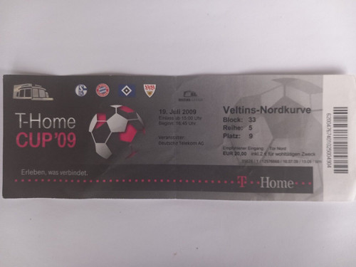 Ticket fußball home - , t-home