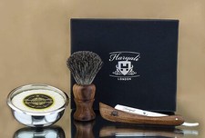 Rasierset aus Holz mit