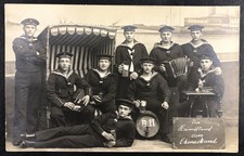 AK - Deutsche Marine Soldaten Infanterie Tsingtau vor Abfahrt - gel. 1910