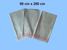 3x Leinentuch Rolltuch