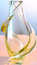 Bohemian Czech ZBS Glas Vase