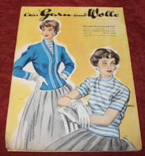 DDR-Zeitung: Aus Garn und Wolle Handarbeitsmodelle Heft 30 Schnittmusterbogen