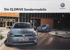 VW Sondermodell IQ DRIVE Prospekt 12/2018 VW Up Polo Golf T-Roc Tiguan Touran