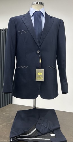 Herren tailliertes kleid blau - tailliertes,