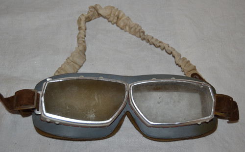 Vintage motorradbrille - vintage,