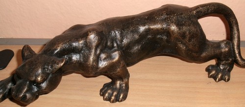 Panther leopard skulptur - panther,