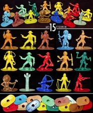 15 SELTENE HITSCHLER LUTSCHER KAUGUMMI INDIANER und COWBOY FIGUREN 70er Heinerle