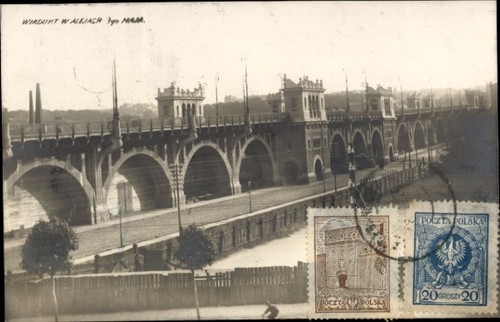 Warszawa warschau polen - ak,