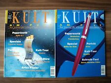 "KULT AM PULT" ; 4 Hefte/ ca. 300 Seiten,MONTBLANC,PELIKAN,  2003 KOMPL