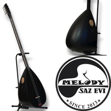 Profi Gitar Burgu Langhals Saz mit Fishman Equalizer, inkl. Tasche & Plektren