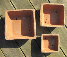 Pflanzschale eckig 3er Set