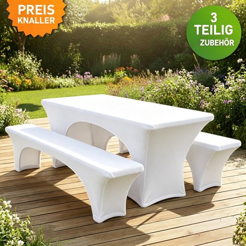 Stretch bierbankhussen set - stretch, 3