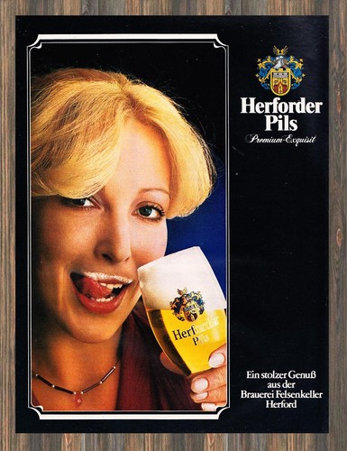 Herforder pils reklame - herforder,