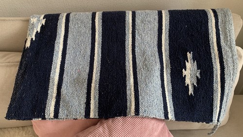 Western blanket blau - blau,
