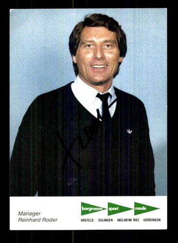 Reinhard roder autogrammkarte - reinhard,