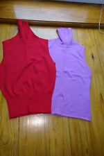 2 ärmellose Rollis in pink und rot, Gr.S/M Top!!!