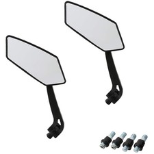 Motorrad Spiegel, Universal, Chopper, Cruiser, Sportbike, E-Bike, schwarz