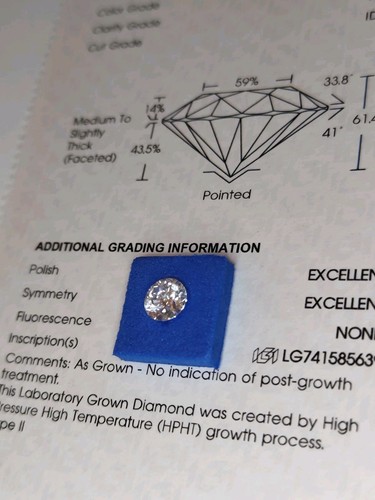Hpht diamant ct - diamant,
