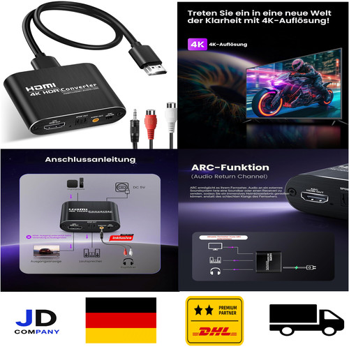 Hdmi audio extractor - 4k, 60hz