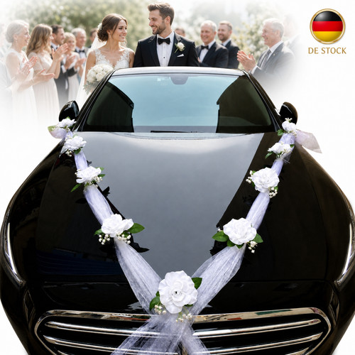 Autoschmuck hochzeit deko - hochzeit,