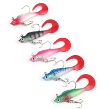 5er Set  TWISTER 7cm 9g Gummi