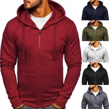 Herren Zipper Kapuzenpullover