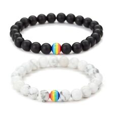 LGBTQ Partner Armband Regenbogen Rainbow Lesbian Gay Bisexual Transgender CSD