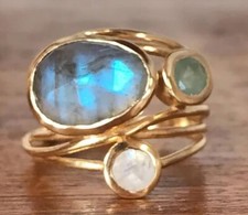 18K vergoldet neu grob 3