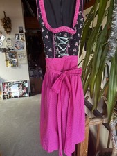 Dirndl 34 36 WIE NEU Edel Herz