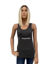 Spooks top trägerhemd Größe XS grau pink Pailletten