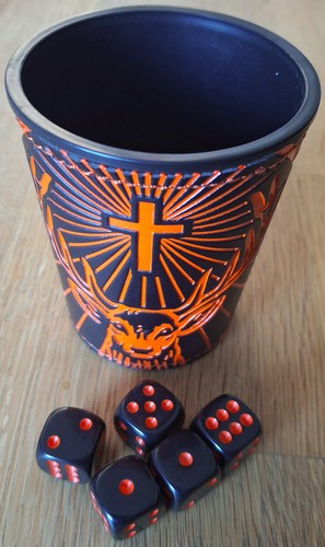 Jägermeister würfelbecher - jägermeister,