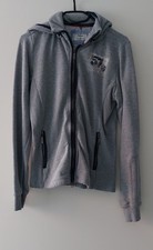 Sweat Jacke mit Kapuze für Reiter Pikeur grau Gr. M mit Reißverschluss