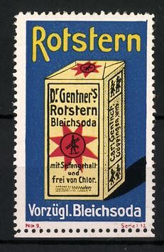 Reklamemarke rotstern - reklamemarke,