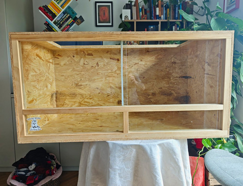 Holzterrarium 120x60x60 - (osb),