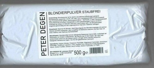 Staubfreies blondierpulver - staubfreies,