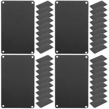  4 Pieces Schild Alu Rohling Schilder Rohlinge Metallschild Blankchen