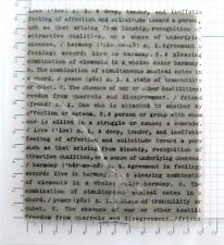 Stampin’ Up! Hintergrundstempel "by definition", selten, Liebe, Schrift, Wörter