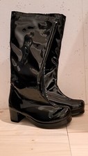 Lack stiefel reißverschluß - lack,
