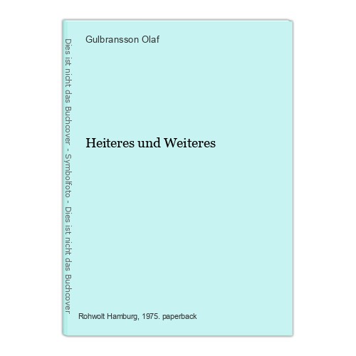 Heiteres und weiteres olaf - heiteres,