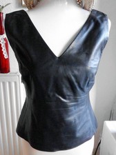 Lederbustier Ledertop