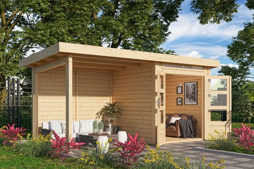 Gartenhaus holz 28mm - holz,