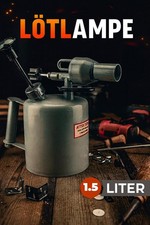 GASBRENNER LÖTLAMPE LÖTROHR 1.5 L KRAFTSTOFFTANK BENZIN HANDBRENNER, HEIZLAMPE