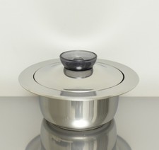 kleiner Kochtopf BLANCO Edelstahl Kunststoff Griff  INOX 18/10 Vintage | 20 cm