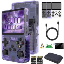 128GB 3.5Zoll R36S Retro Handheld Videospiel Konsole 21000 Spiele vorinstalliert