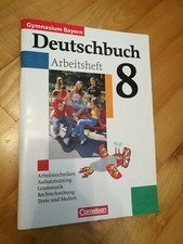 Deutschbuch Arbeitsheft, 8. Klasse, Gymnasium Bayern, Cornelsen