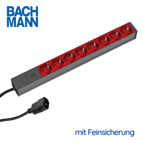 Bachmann steckdosenleiste - 19",